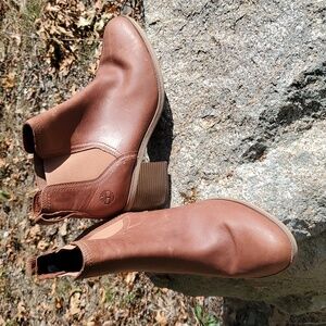 Timberland A1Z5G Brynlee Park Leather Chelsea Ankle Boots Size 11